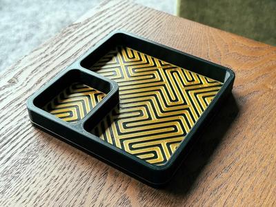 Zig Zag Coin Tray   