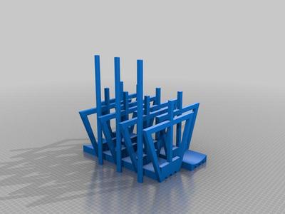 Horizontal spool support