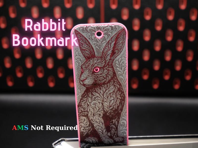 Ornamental Rabbit Bookmark