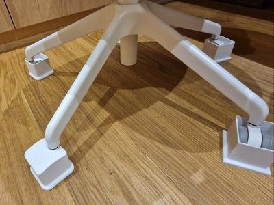 Pet paw guard for Ikea chair wheel