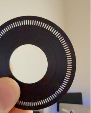 Lathe Encoder Disc for FIL   