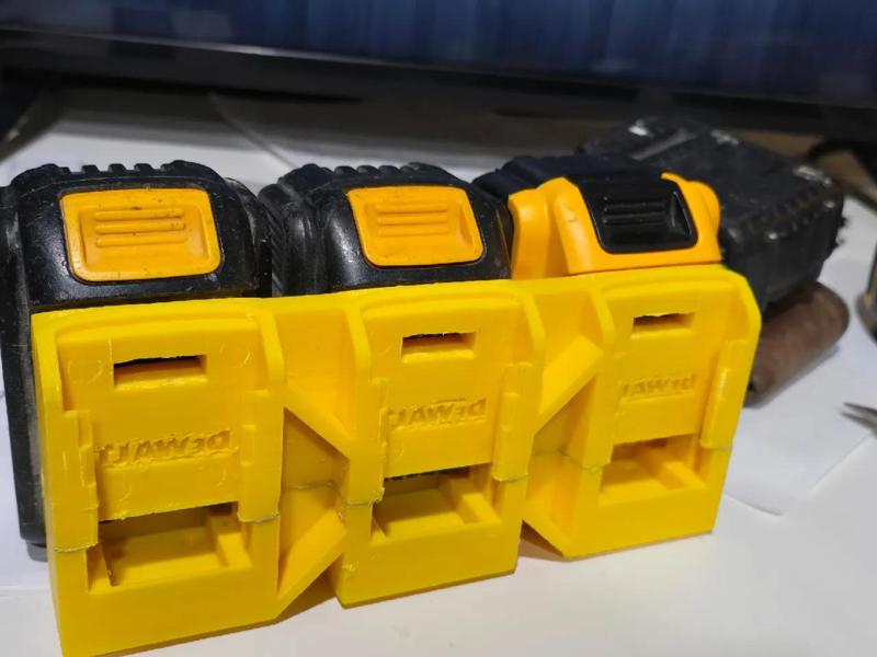 DeWalt Battery 6 pack mount for tool box   
