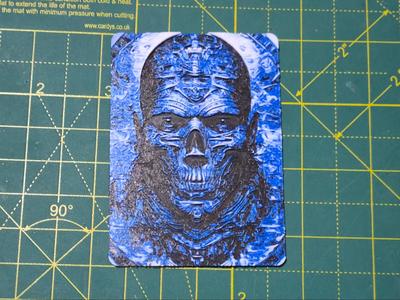 MTG Commander Deck Box inlay Mummy Hueforge