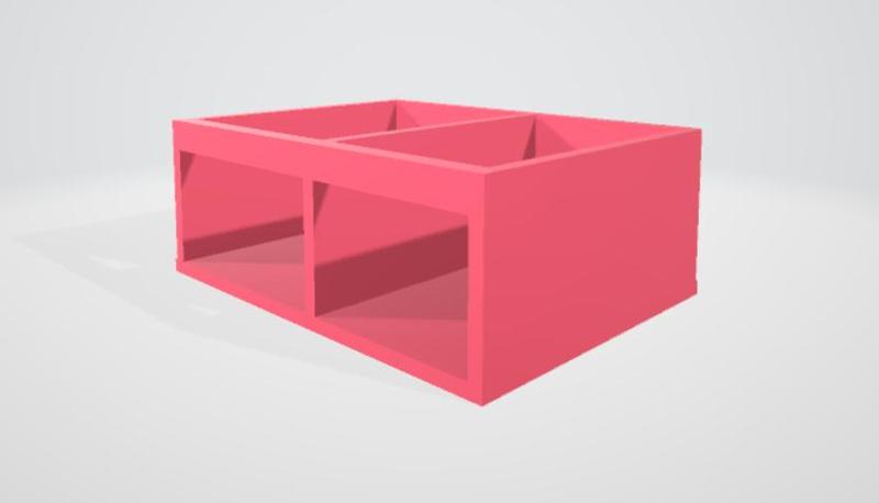 Car garage simple 2 part