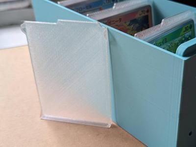 TCG Card Box Separator Insert Thick