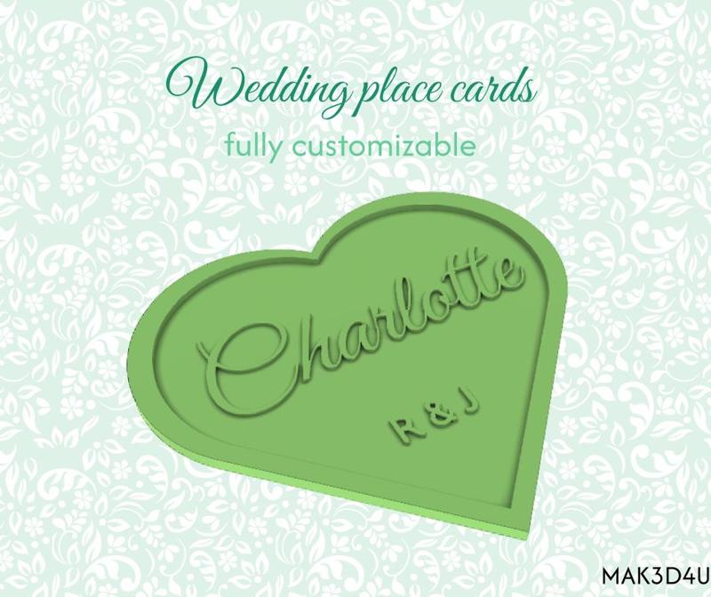 Wedding Place cards (customizable)