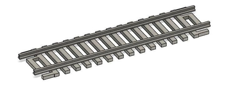 HO scale railroad track 4110