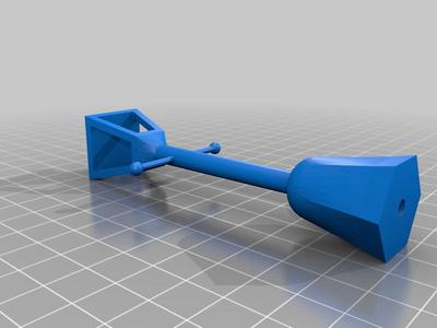 Lamppost for LED with Crossbar