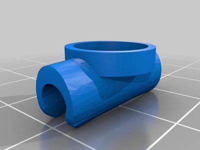 Hydration tube magnet clip