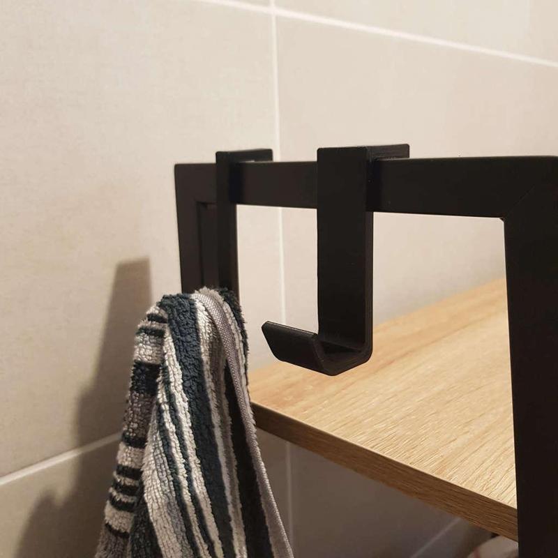 Bathroom towel hooks