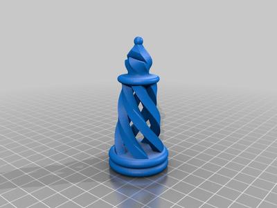 Spiral Chess Set (magnetized)