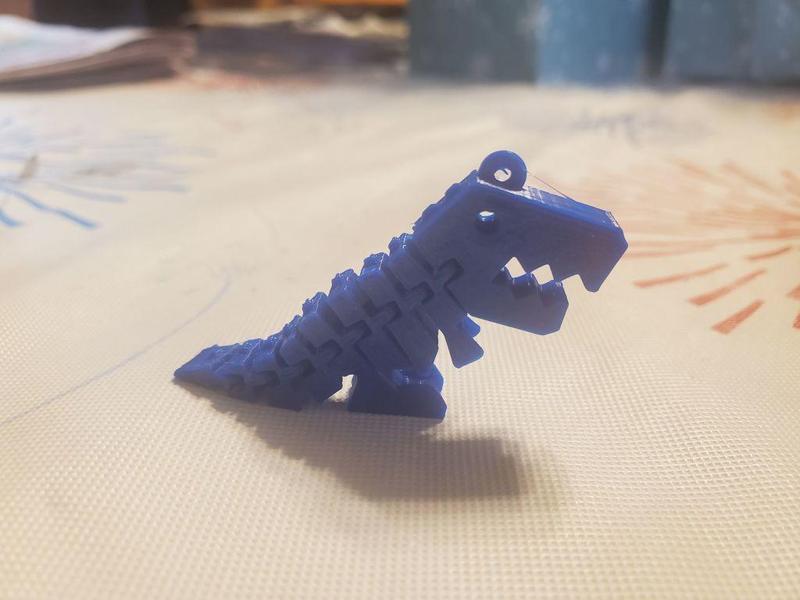 Flexi Rex keychain (remix)