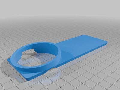 Toyota Supra MK3 Ashtray delete V2 (Gauge POD, pocket)