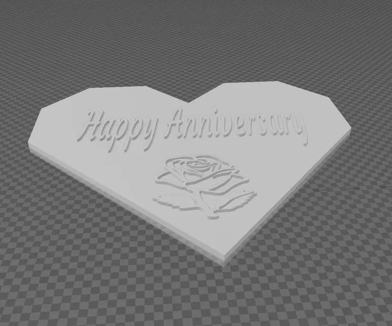 happy anniversary sign   