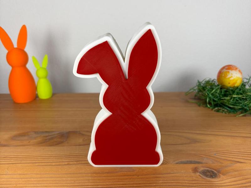 Easter Bunny with Bend - Decorative Stand