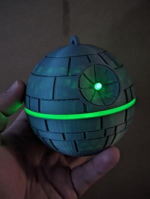 Death Star Christmas Ornament [LED-Strip Remix]