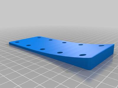 Rocker/Kicktail curved skateboard riser