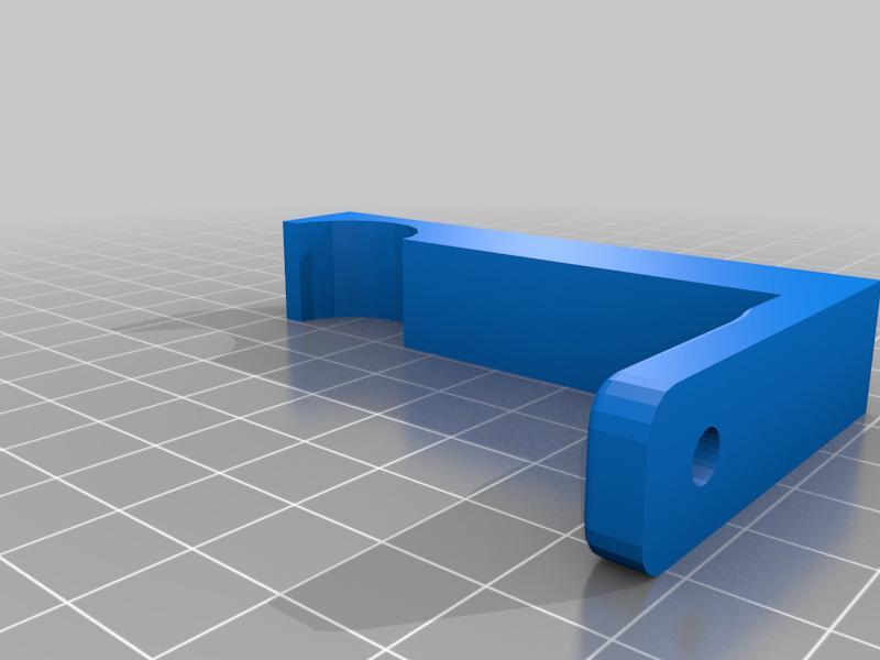 Long hook, single screw, light objects