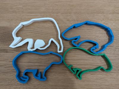 Capybara cookie cutters