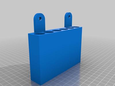 Hamstick wall holder: the 6 shooter