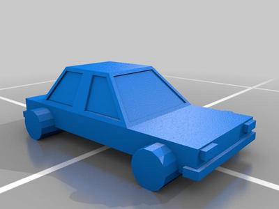 low poly car 