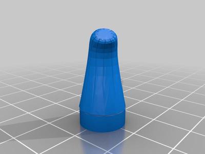 Pre-supported stem for Cute Jack-O-Lantern Pumpkin