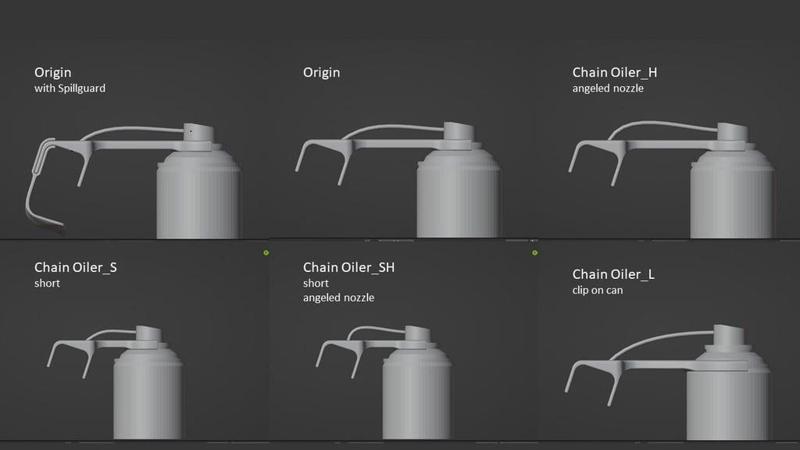 Chain Oiler With Spillguard