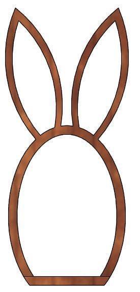 Eiohrhase Ei mit Ohren Serviettenhalter Ostern Hase Ei Osterserviette