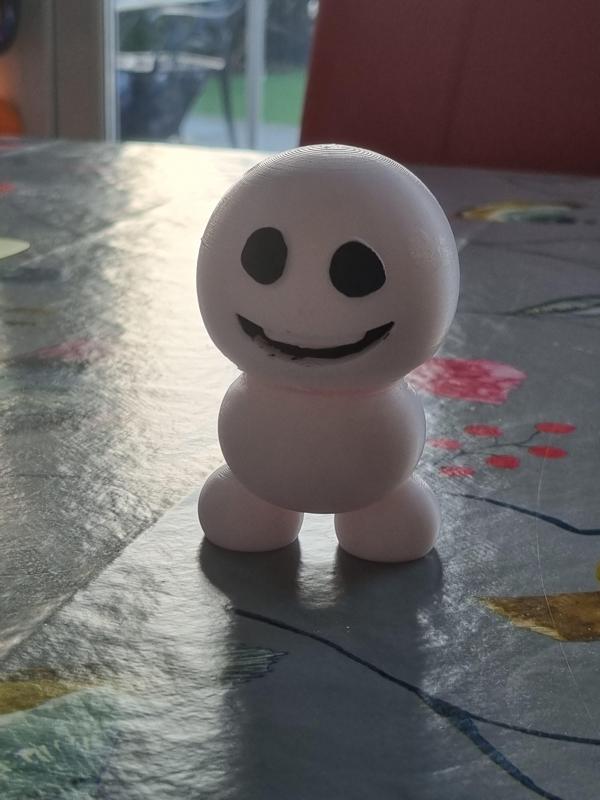 Snowie bottom half standing