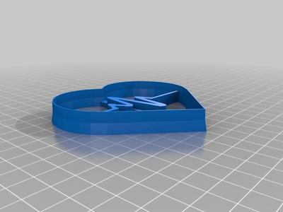 EKG Herz electrocardiographic cookie cutter