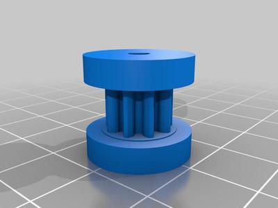 Pinion with double-wall and 3.175 shaft hole