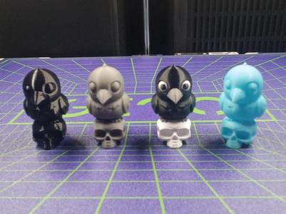 keychain/decor Corvetto raven chibi style