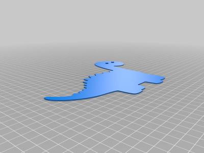 Dino Night Light - eyes on plate