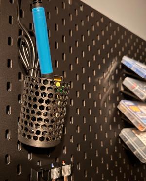 Ikea Skadis Angled Hex Cup (T-Clip NO SUPPORT)