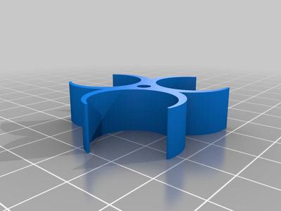 3 x 18650 holder spacer