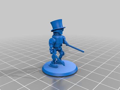 (DND, D&D) Steampunk Droid/Robot/Warforged. Blades for Hands