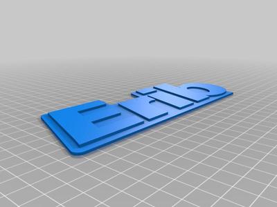  Hymer Eriba Nova Wohnwagen Camper Logo retro logo sign plate