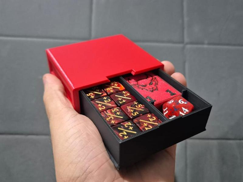 Accessory Holder for TCG (MiniToken + Dices)