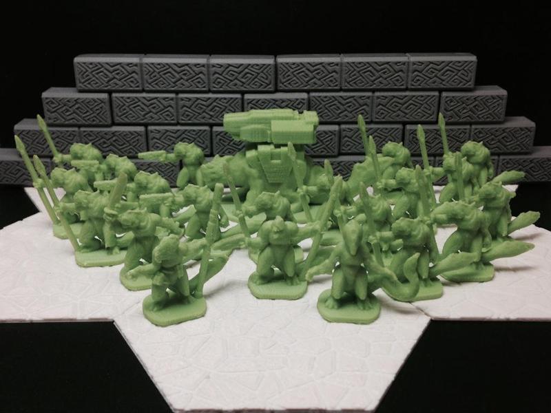 Slisk Raiding Party (18mm scale)