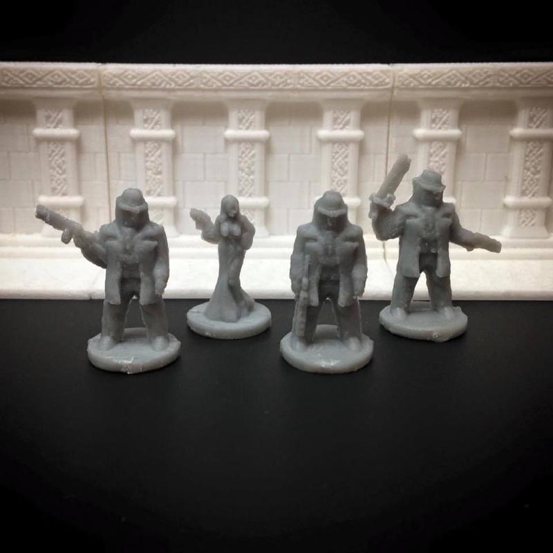 Yong Bu-Gong Racketeers (18mm scale)
