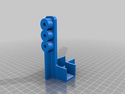 Confirmat furniture drill jig left and right corner