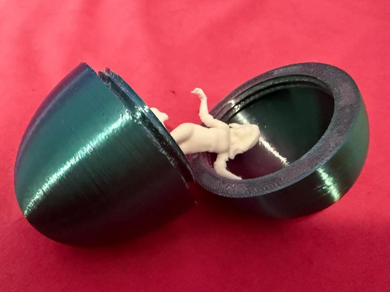 Easter Egg With Child's Toy