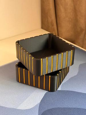 Tray with filament insertions (rectangular) 80x80   