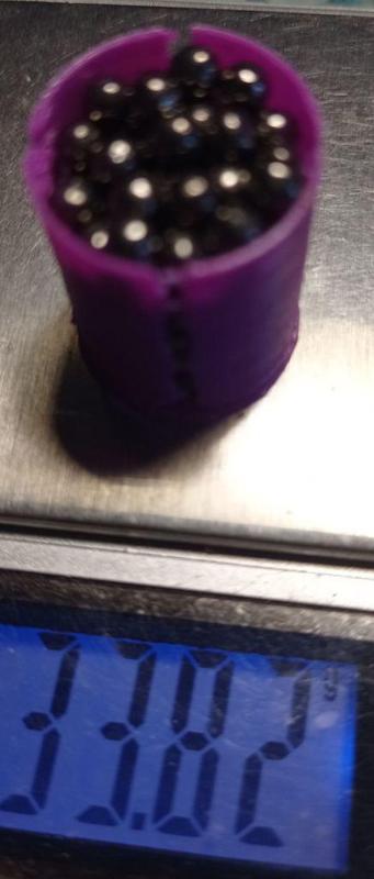 Container for 12 gauge shot