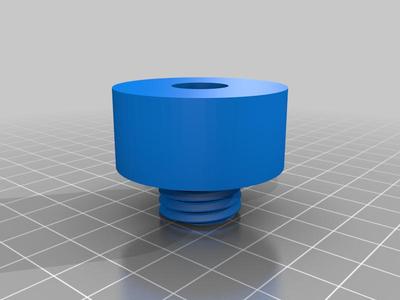 Higher top part for the Ikea Tertial mount for Ergotron Monitor Mount