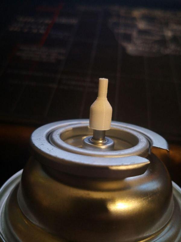 Butane adapter nozzle