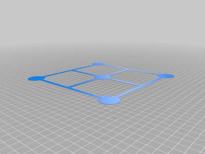 Bed level test pattern (Customizable!)