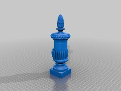 Church steeple finial