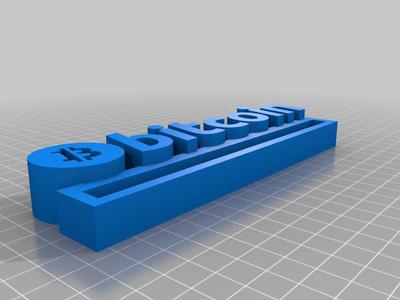 3D Bitcoin Logo