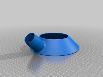 Absaughaube Bohrmaschine / Suction hood drill